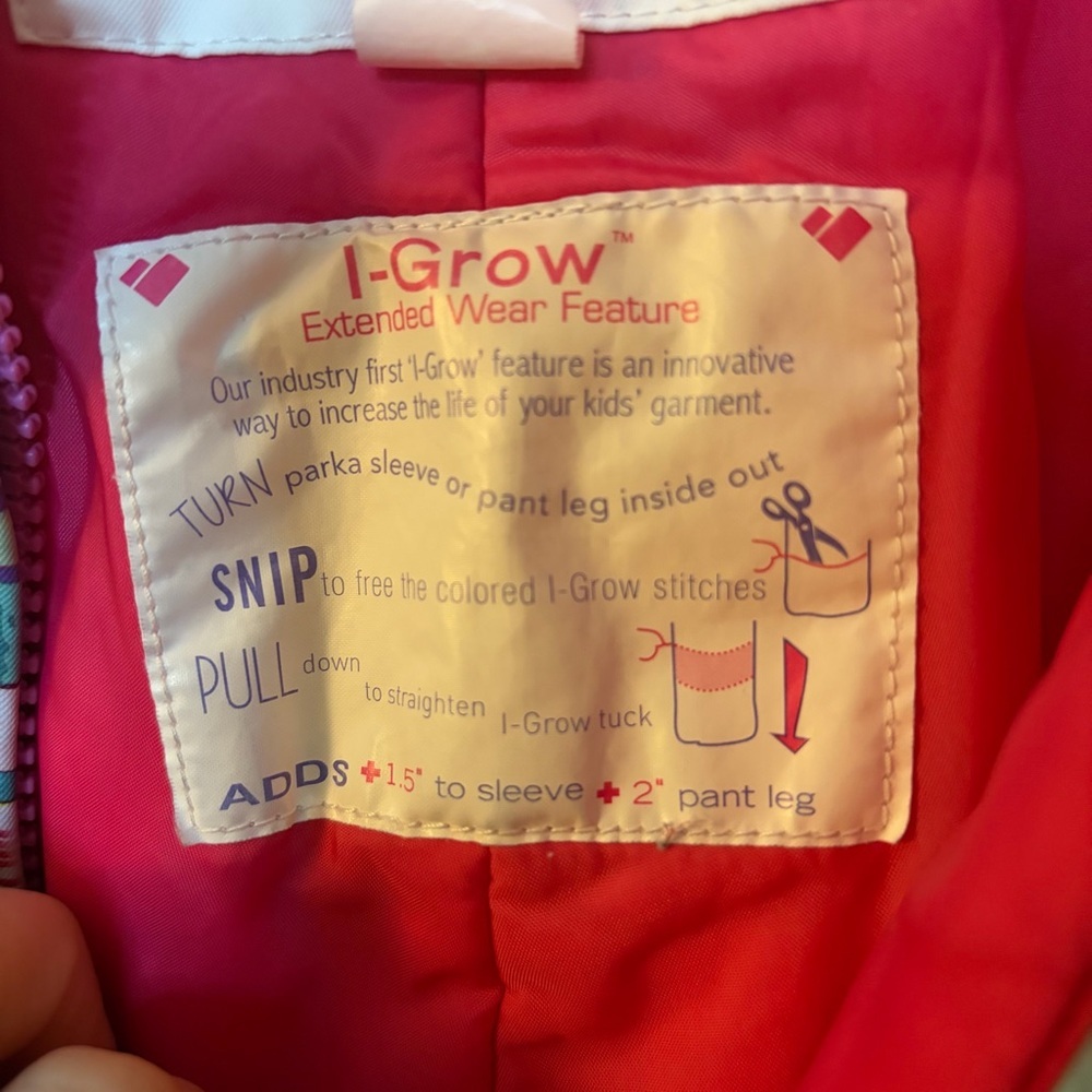 Obermeyer Girl’s Multicolor Snow Ski Overalls size 4 - Picture 4 of 8